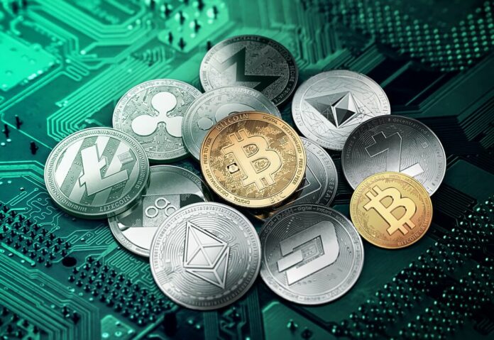 Cryptocurrency Bitcoins Litecoins Etherium